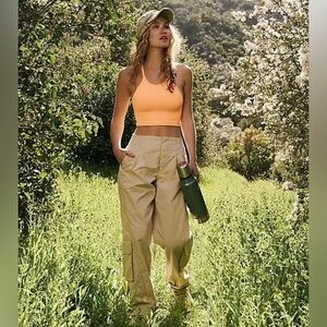 Free People FP Movement Mesmerize Me Solid Pants w/ free Happiness Runs Crop